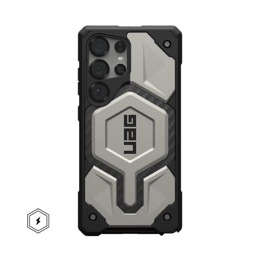 Picture of UAG Monarch Pro Case for Samsung Galaxy S25 Ultra - Titanium