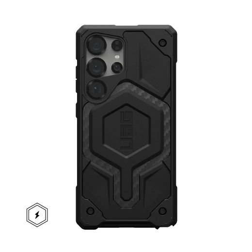 Picture of UAG Monarch Pro Case for Samsung Galaxy S25 Ultra - Carbon Fiber