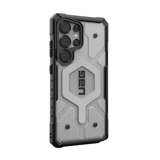 Picture of UAG Pathfinder Clear MagSafe Case for Samsung Galaxy S25 Ultra - Ice/Silver