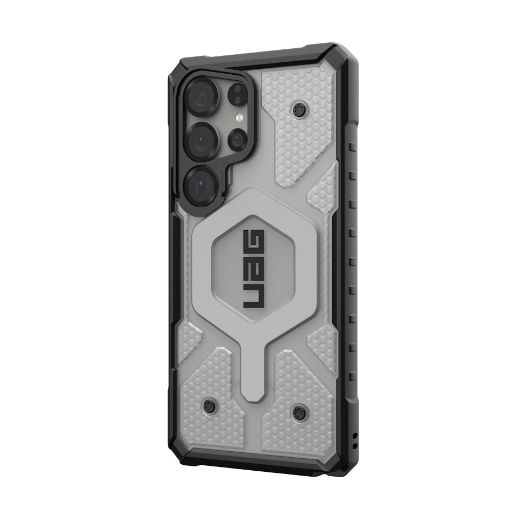 Picture of UAG Pathfinder Clear MagSafe Case for Samsung Galaxy S25 Ultra - Ice/Silver