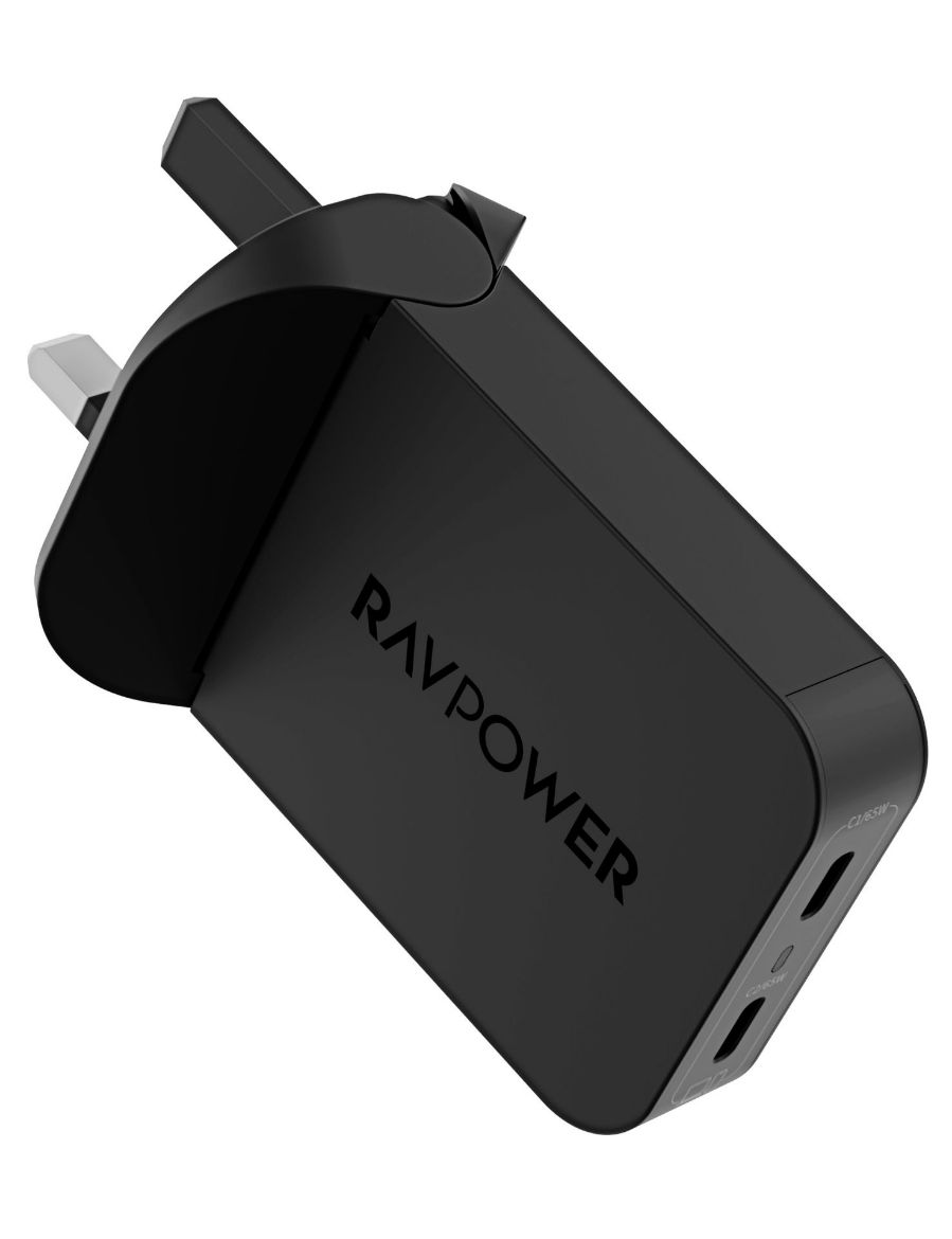 Picture of Ravpowe 65W USB-C 3 Ports Wall Charger - Black