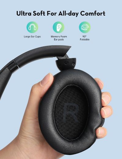 Picture of Ravpowe ANC Bluetooth Headphone - Black