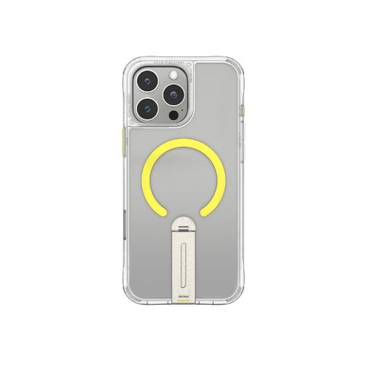 Picture of Skinarma Helix MagSafe Case With Rotating Stand for iPhone 16 Pro - Clear