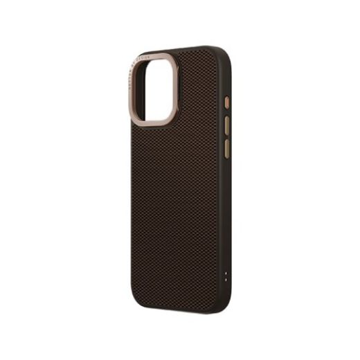 Picture of Uniq Hybrid Keva MagClick With Camera Stand Case for iPhone 16 Pro - Umber Brown