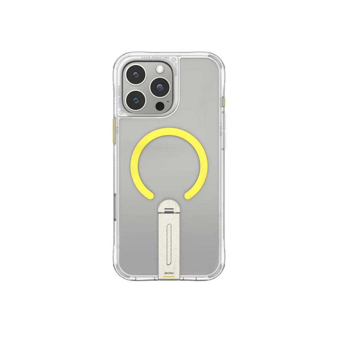 Picture of Skinarma Helix MagSafe Case With Rotating Stand for iPhone 16 Pro Max - Clear