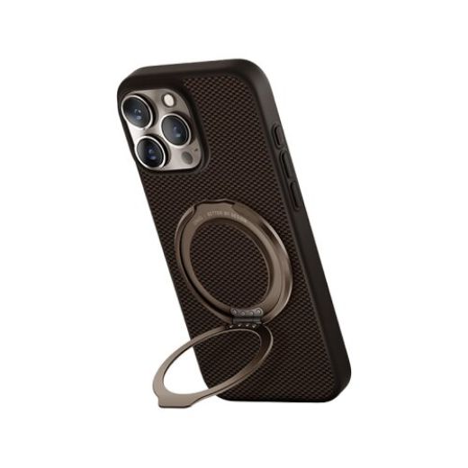 Picture of Uniq Hybrid Keva MagClick With GripFit Premium Case for iPhone 16 Pro - Umber Brown