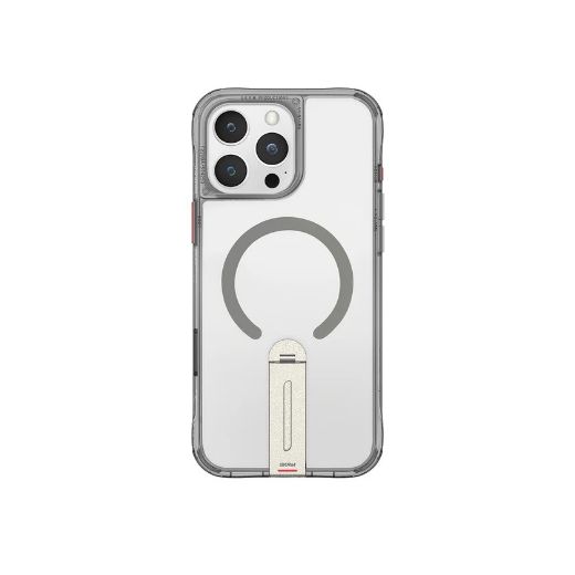 Picture of Skinarma Helix MagSafe Case With Rotating Stand for iPhone 16 Pro Max - Titanium