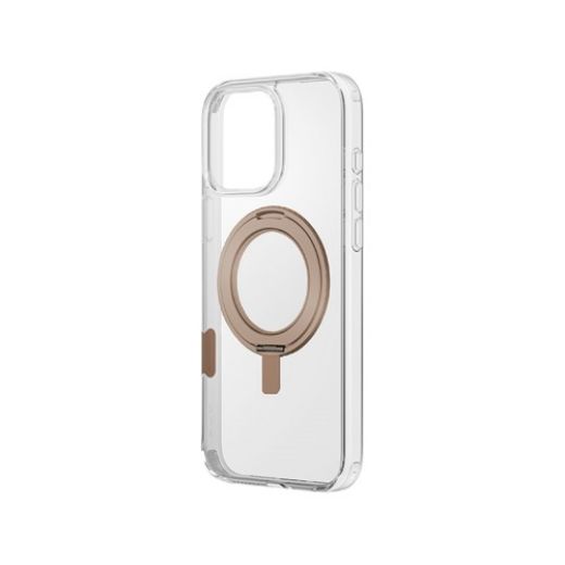 Picture of Uniq Hybrid MagClick With Rotating KickStand Case for iPhone 16 Pro - Gold