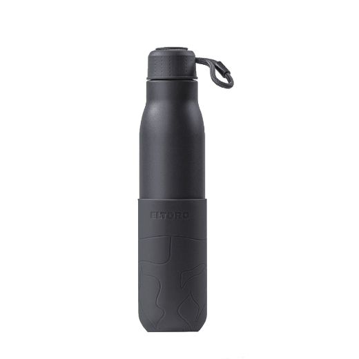 Picture of Eltoro Stainless Steel Bottle 750ml Gray with Gray Sleeve - Gray