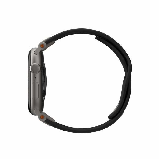 Picture of UAG Monarch Strap for Apple Watch 49/45/44/42mm - Black/Titanium