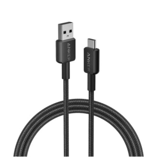 Picture of Anker 322 USB-A to USB-C Cable Braided 0.9M - Black