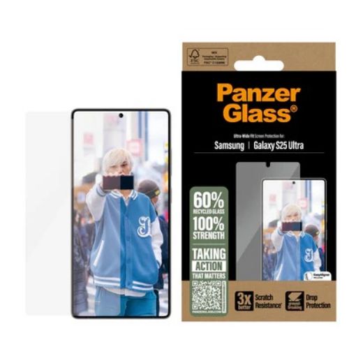 Picture of PanzerGlass Screen Protector for Samsung Galaxy S25 Ultra UWF - Clear