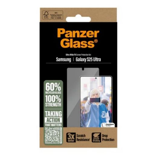 Picture of PanzerGlass Screen Protector for Samsung Galaxy S25 Ultra UWF - Clear