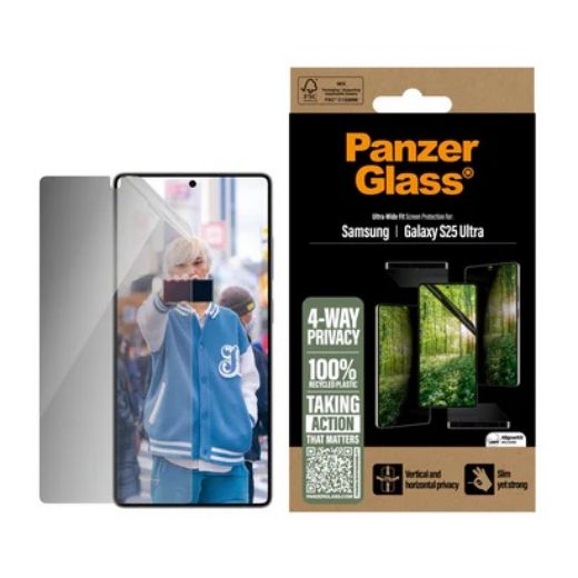 Picture of PanzerGlass Matrix 4 way  Screen Protector for Samsung Galaxy S25 Ultra UWF - Privacy