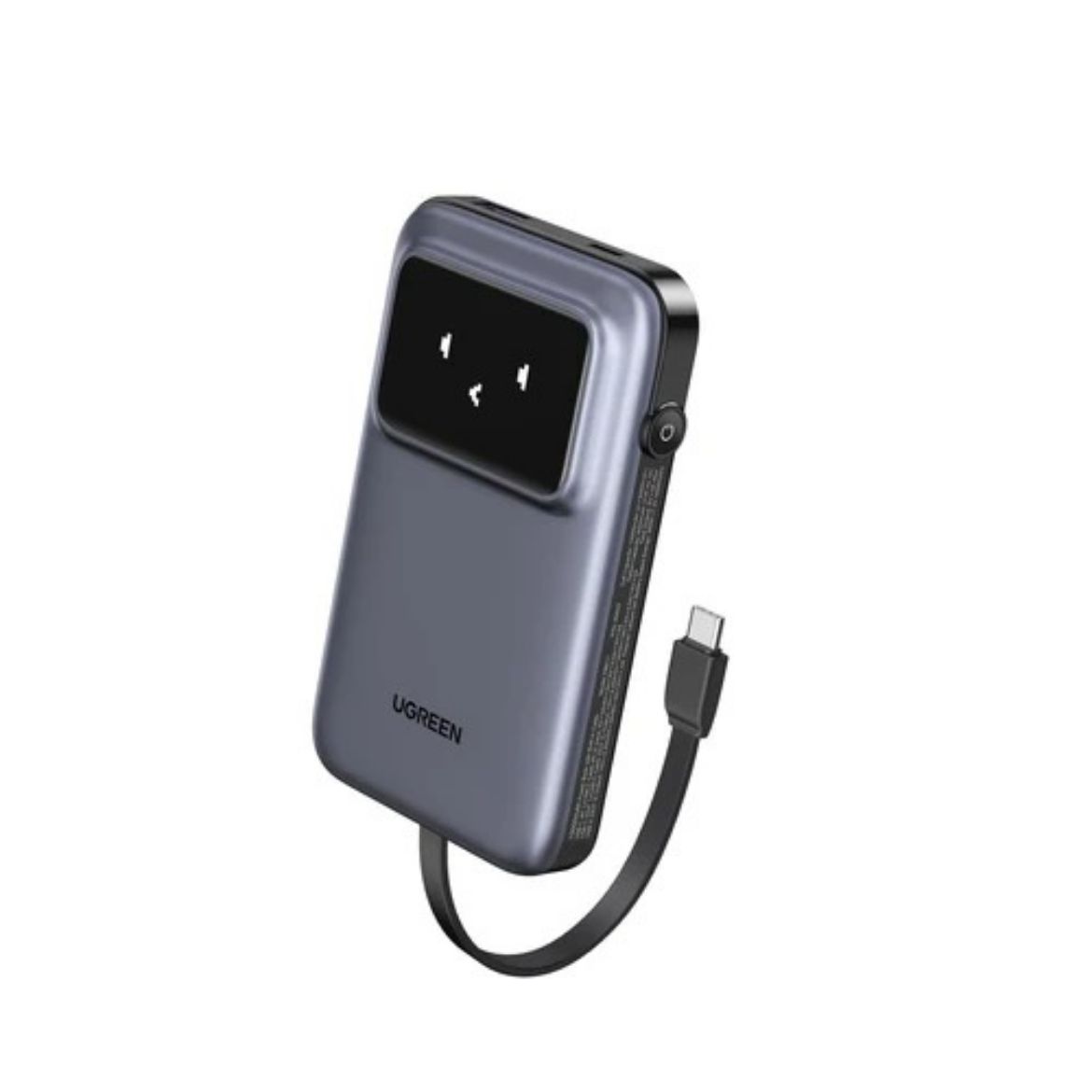 Picture of Ugreen 10000mAh Power Bank with Built in Cable - Gray