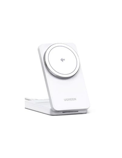 Picture of Ugreen 2in1 Magnetic Wireless Charger 20W - White