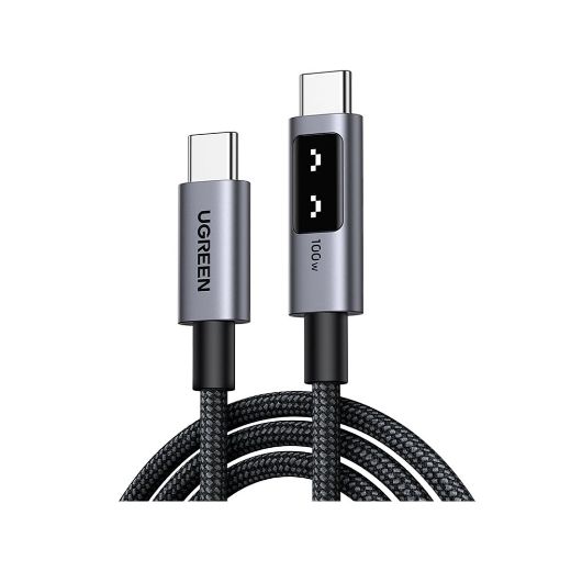 Picture of Ugreen Uno USB-C to USB-C PD Fast Charging Cable 1M - Space Gray