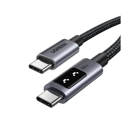 Picture of Ugreen Uno USB-C to USB-C PD Fast Charging Cable 2M - Space Gray