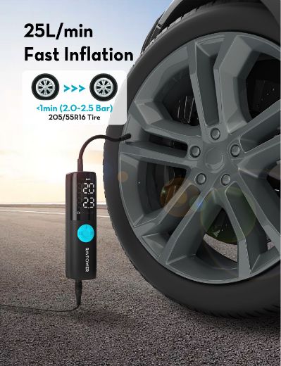 Picture of Ravpower Smart Car Tire Inflator 60W - Black