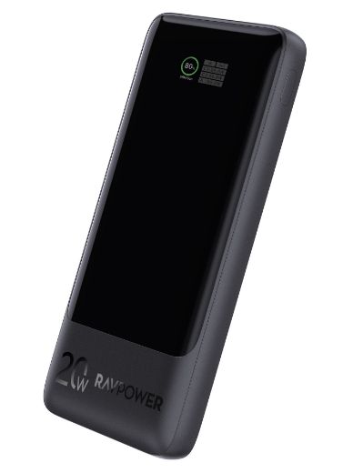 Picture of Ravpower 10000mAh PD Pioneer 20W 3-Ports Portable Power Bank - Black