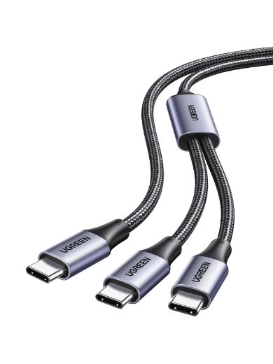 Picture of Ugreen 2-in-1 Universal PD Fast Charging Cable 100W - Gray