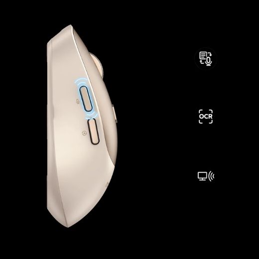 Picture of Momax 1-Folio AI-Powered Rechargeable Wireless Mouse - Desert Titanium