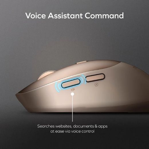 Picture of Momax 1-Folio AI-Powered Rechargeable Wireless Mouse - Desert Titanium