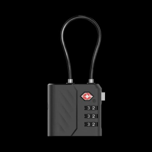 Picture of Momax PinLock TSA Padlock Find my locator - Black